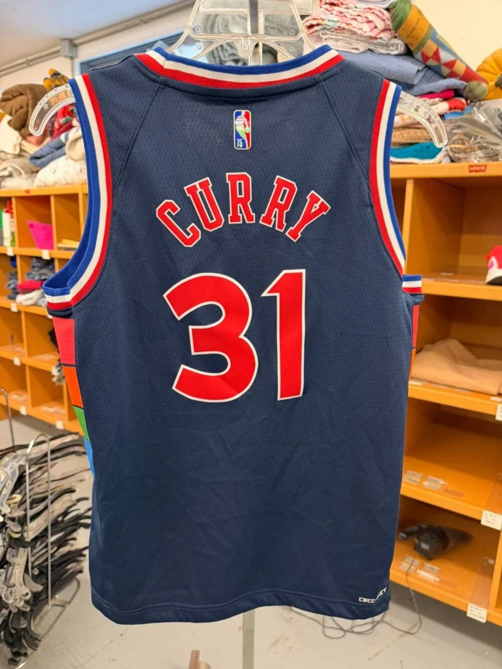 Nike Seth Curry Philadelphia 76ers #31 City Edition Jersey - Youth M